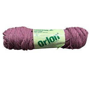 Vintage Carrousel Orlon 4 Ply Worsted Acrylic Yarn Cactus Flower 167 Purple